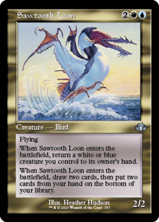 Sawtooth Loon (Retro) [Dominaria Remastered] | Gate City Games LLC