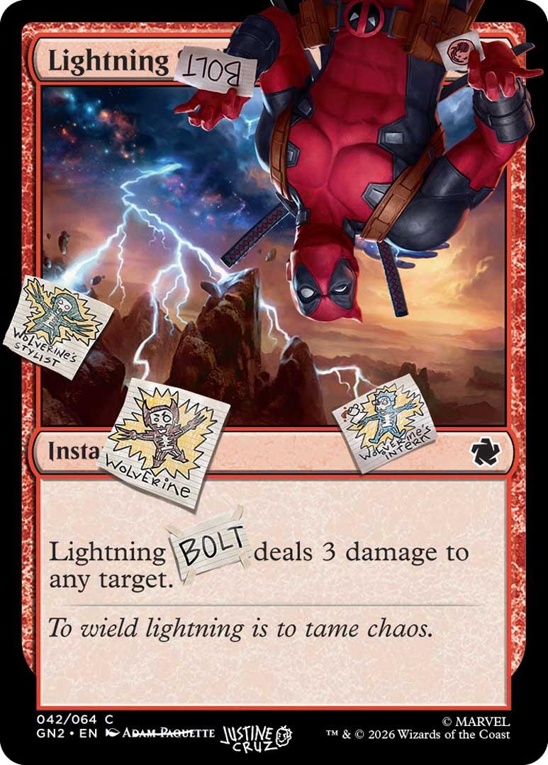 Lightning Bolt (042) [Secret Lair Drop Series] | Gate City Games LLC