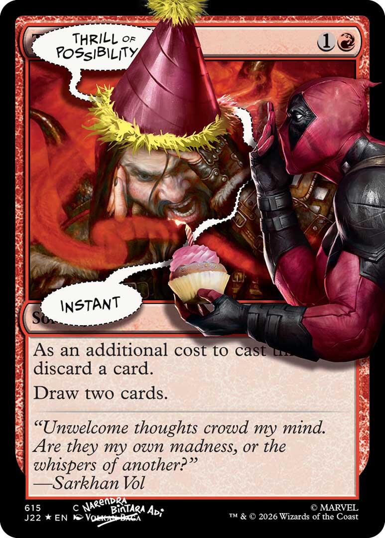 Thrill of Possibility (615) (Pool Party Foil) [Secret Lair Drop Series] | Gate City Games LLC