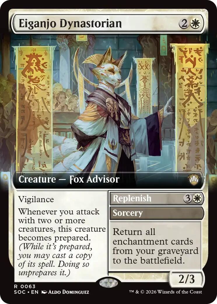 Eiganjo Dynastorian (Extended Art) [Secrets of Strixhaven Commander] | Gate City Games LLC