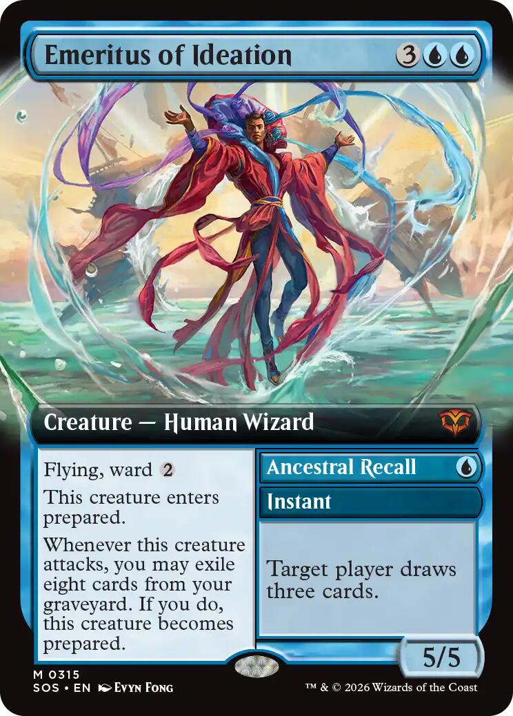Emeritus of Ideation (Extended Art) [Secrets of Strixhaven] | Gate City Games LLC