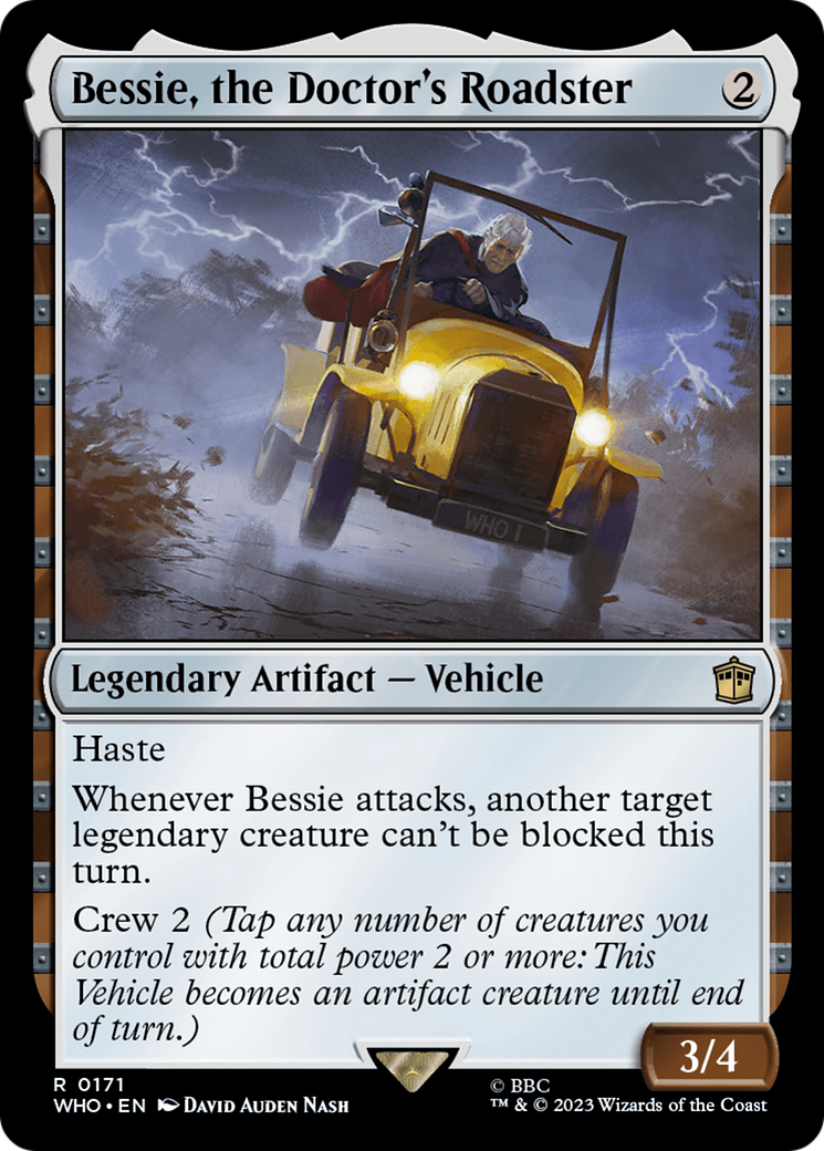 Bessie, the Doctor's Roadster [Doctor Who] | Gate City Games LLC