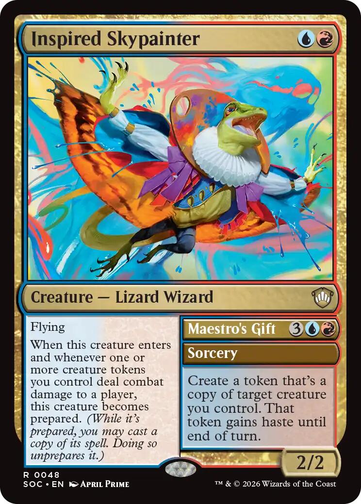Inspired Skypainter [Secrets of Strixhaven Commander] | Gate City Games LLC