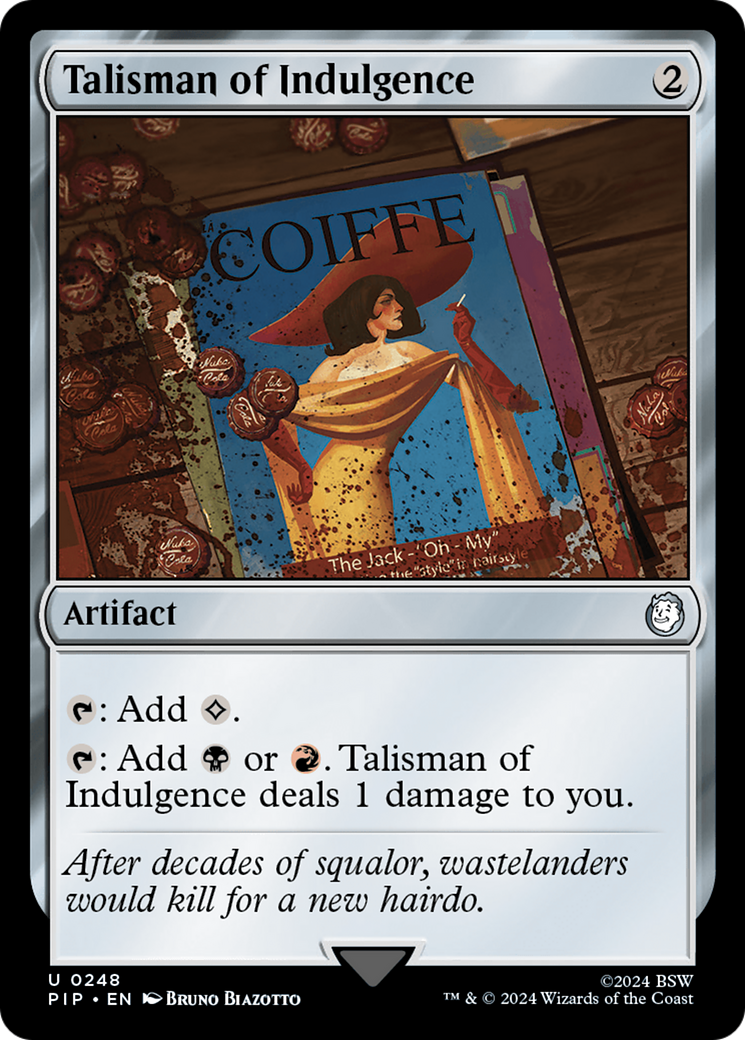 Talisman of Indulgence [Fallout] | Gate City Games LLC