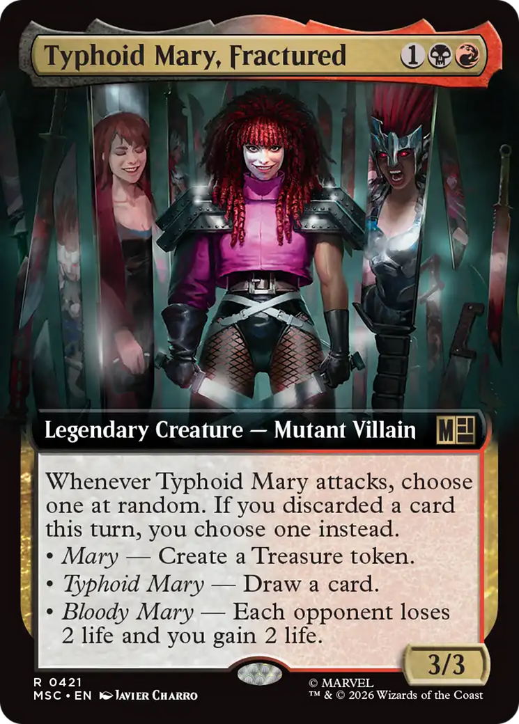 Typhoid Mary, Fractured (Extended Art) [Marvel Super Heroes Commander] | Gate City Games LLC