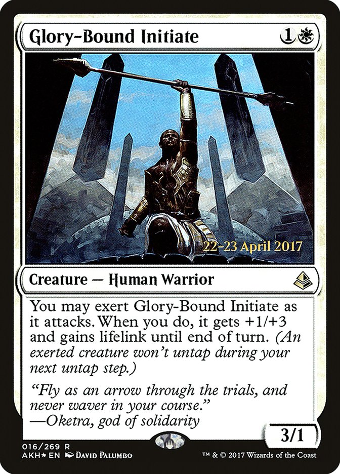 Glory-Bound Initiate [Amonkhet Prerelease Promos] | Gate City Games LLC