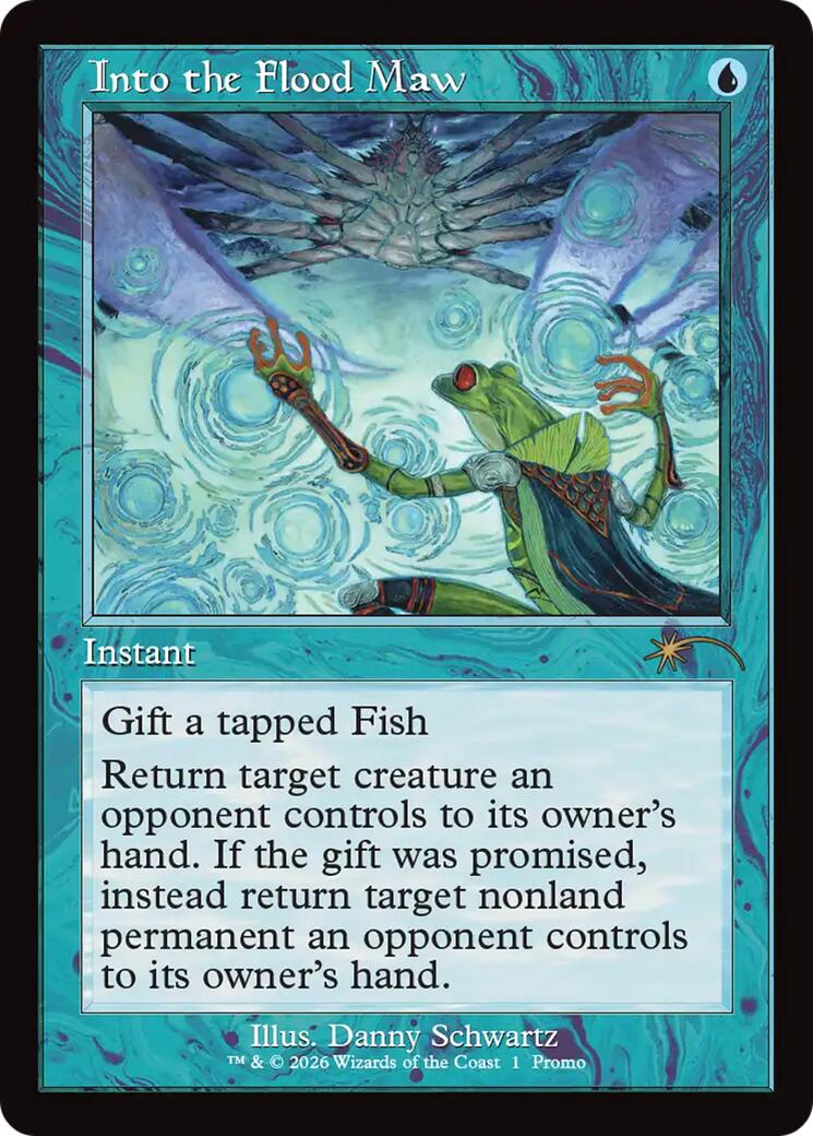 Into the Flood Maw (Retro Frame) [Wizards Play Network 2026] | Gate City Games LLC