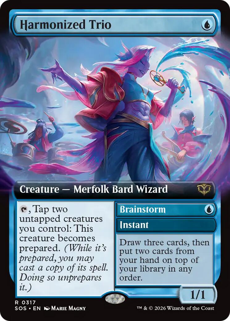 Harmonized Trio (Extended Art) [Secrets of Strixhaven] | Gate City Games LLC