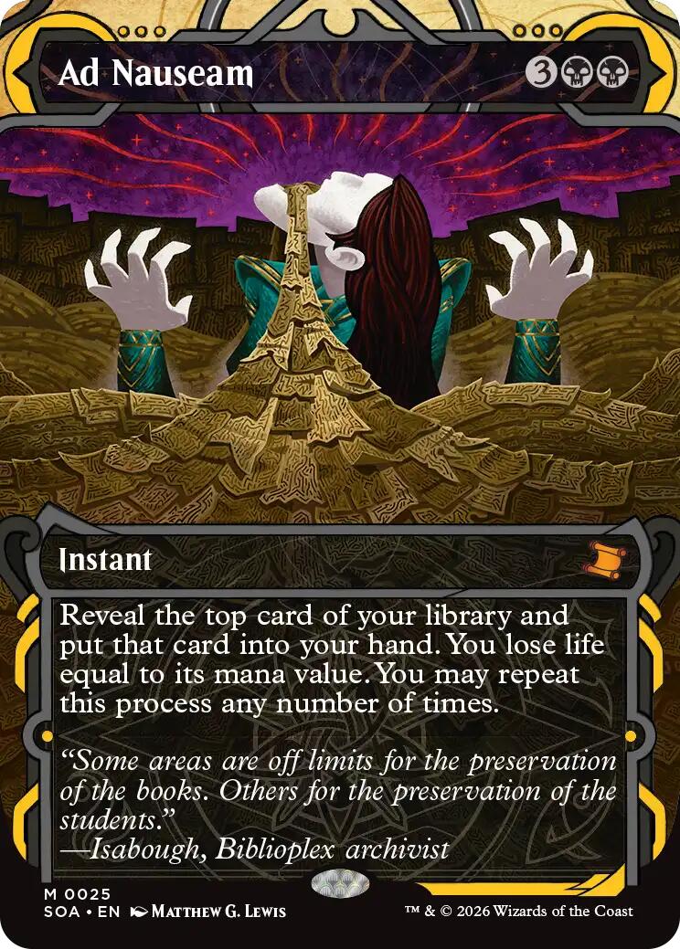 Ad Nauseam [Secrets of Strixhaven: Mystical Archive] | Gate City Games LLC