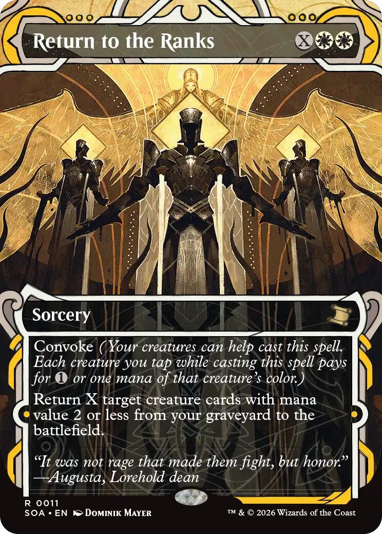 Return to the Ranks [Secrets of Strixhaven: Mystical Archive] | Gate City Games LLC
