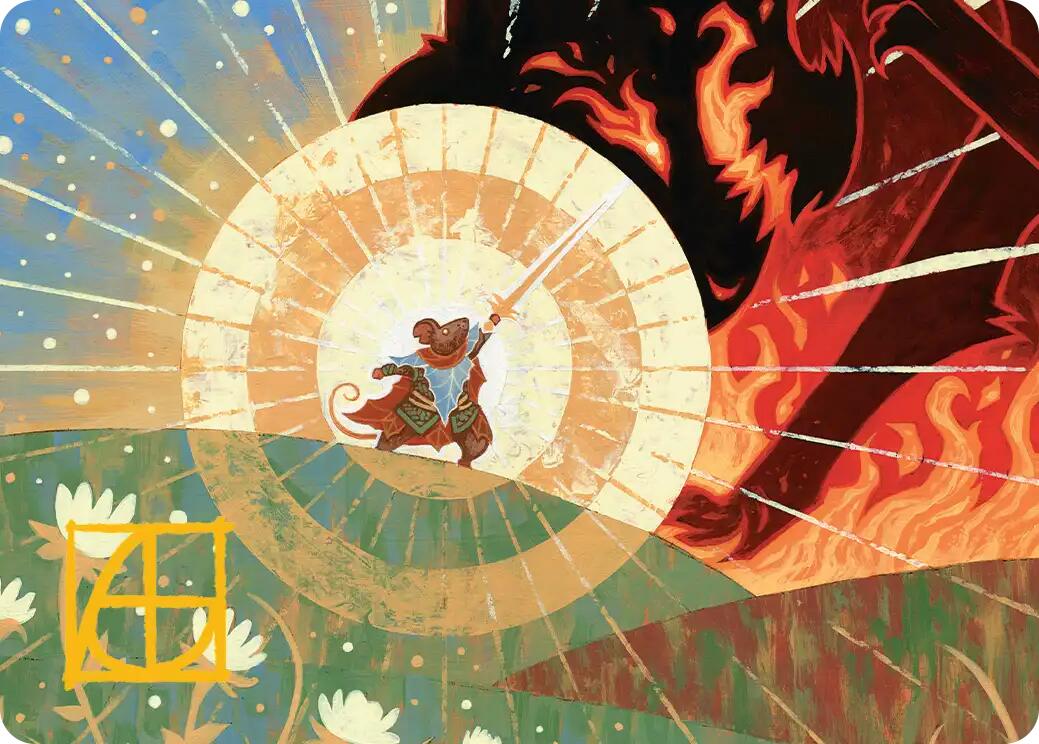 Repel Calamity Art Card (Gold-Stamped Signature) [Secrets of Strixhaven Art Series] | Gate City Games LLC
