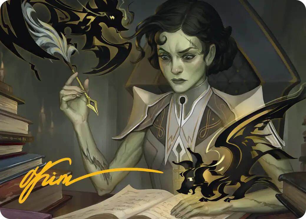 Eternal Student Art Card (Gold-Stamped Signature) [Secrets of Strixhaven Art Series] | Gate City Games LLC