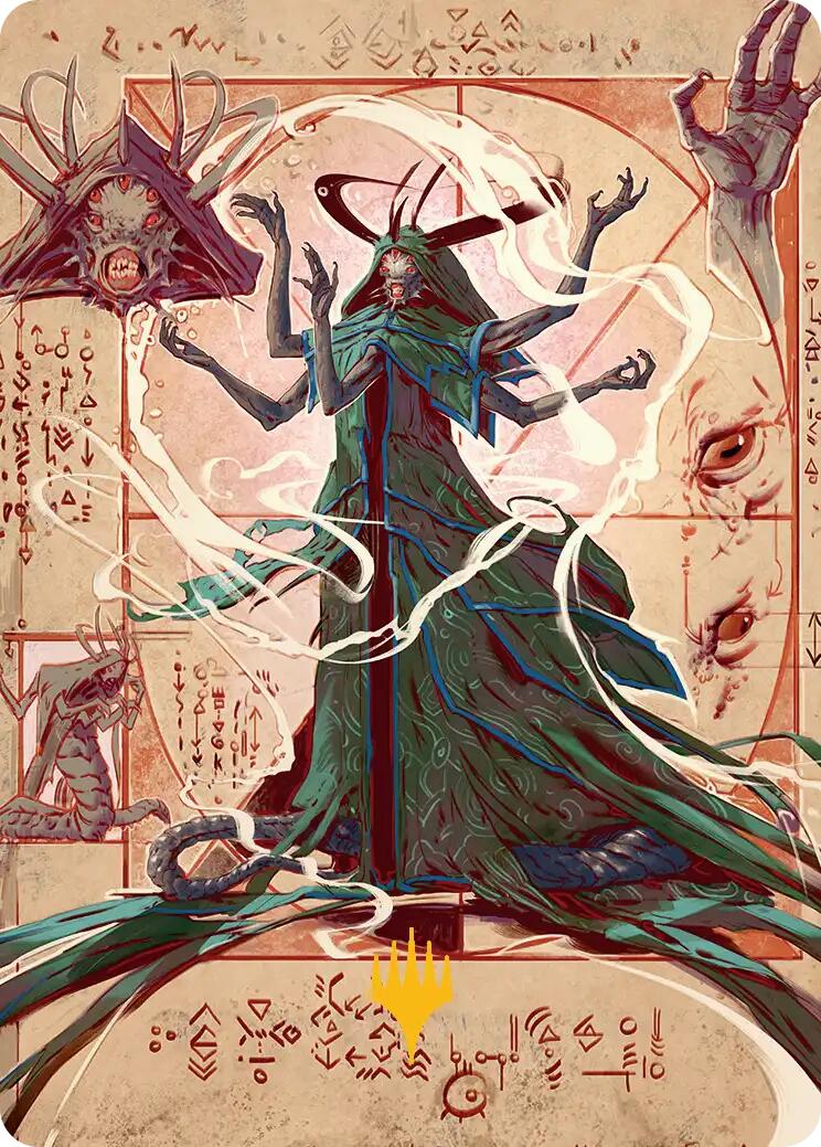 Tragedy Feaster Art Card (Gold-Stamped Planeswalker Symbol) [Secrets of Strixhaven Art Series] | Gate City Games LLC