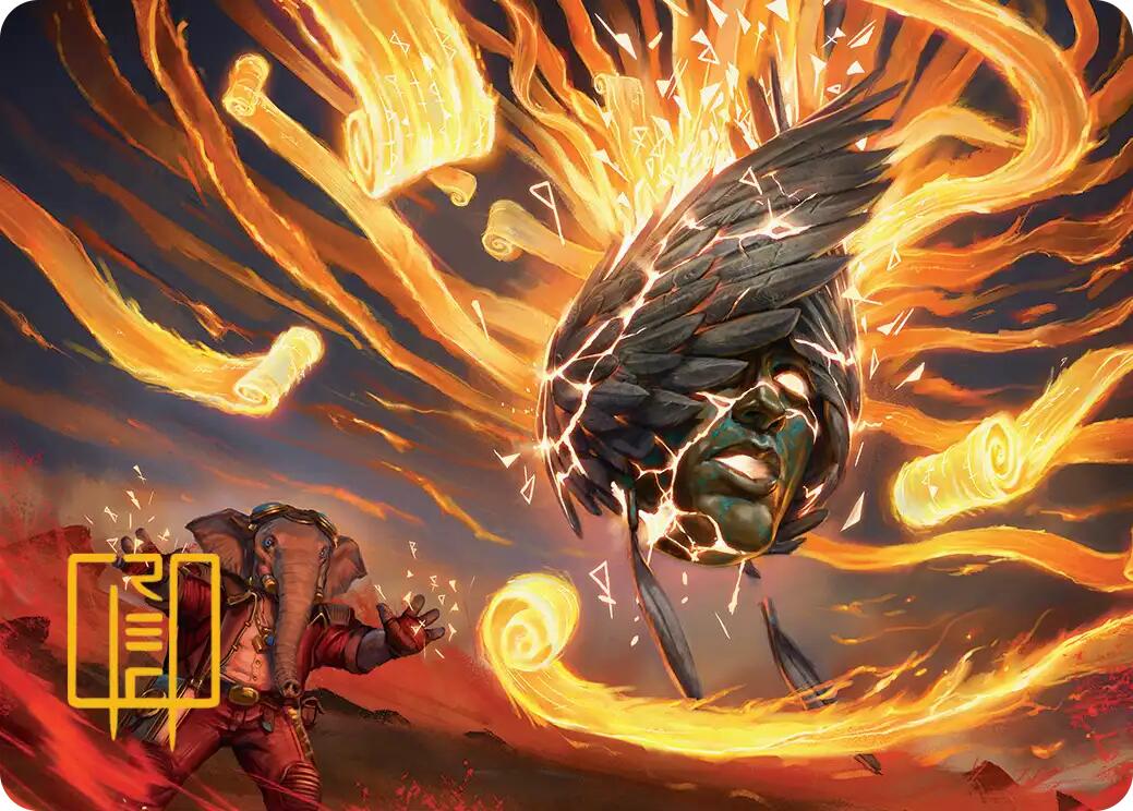 Flashback Art Card (Gold-Stamped Signature) [Secrets of Strixhaven Art Series] | Gate City Games LLC
