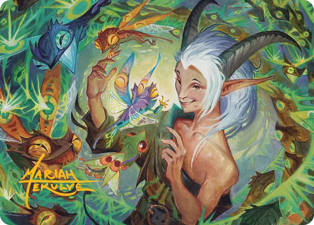Lumaret's Favor Art Card (Gold-Stamped Signature) [Secrets of Strixhaven Art Series] | Gate City Games LLC