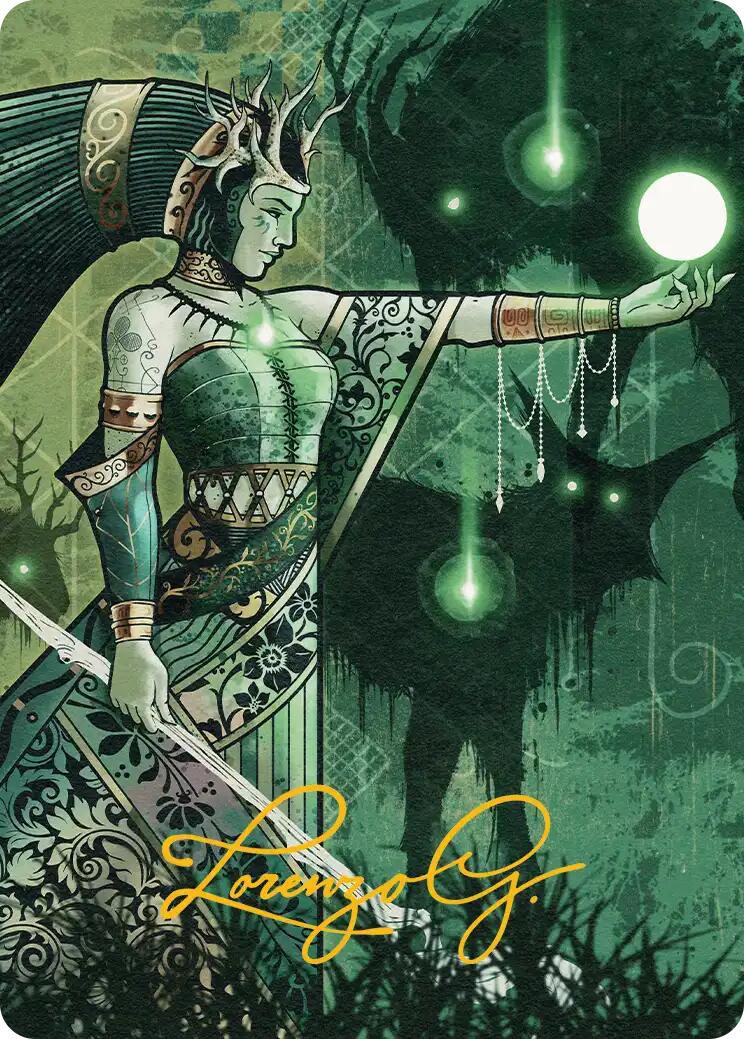 Shamanic Revelation Art Card (Gold-Stamped Signature) [Secrets of Strixhaven Art Series] | Gate City Games LLC