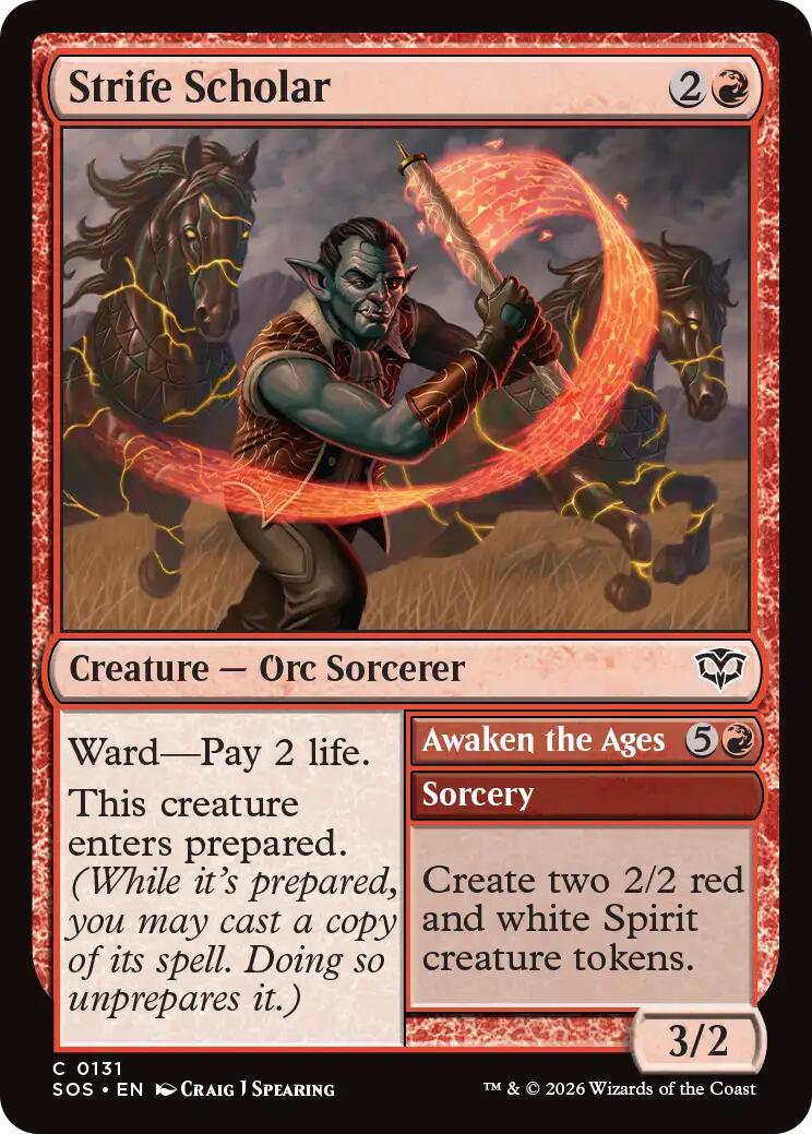 Strife Scholar [Secrets of Strixhaven] | Gate City Games LLC