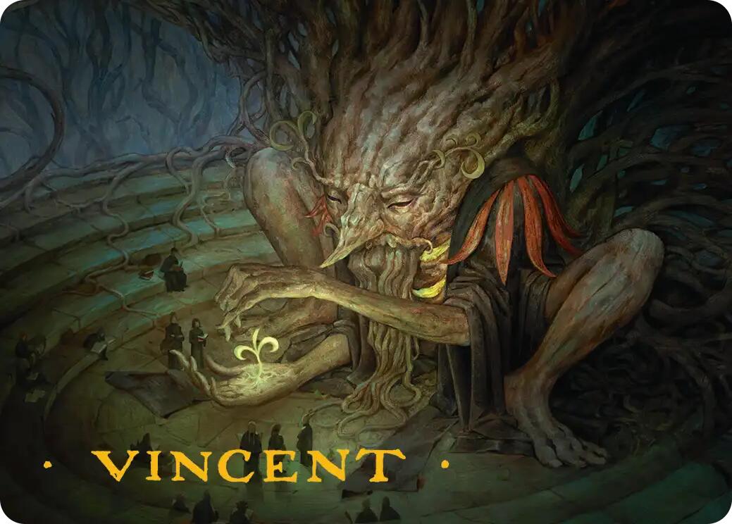 Old-Growth Educator Art Card (Gold-Stamped Signature) [Secrets of Strixhaven Art Series] | Gate City Games LLC
