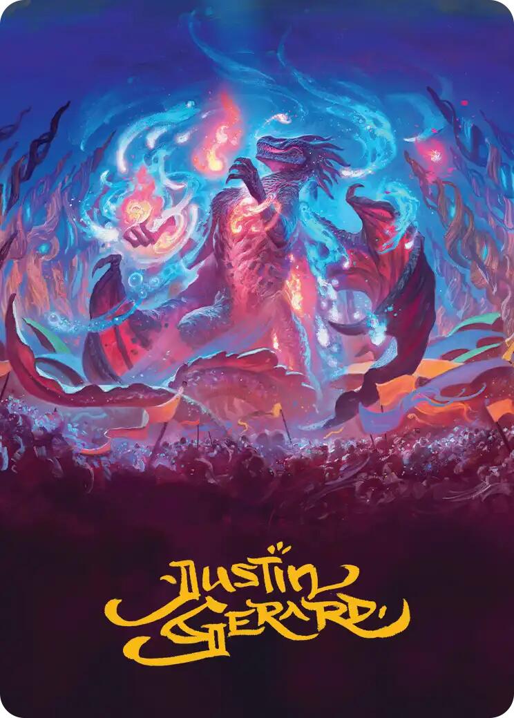 Prismari, the Inspiration Art Card (Gold-Stamped Signature) [Secrets of Strixhaven Art Series] | Gate City Games LLC
