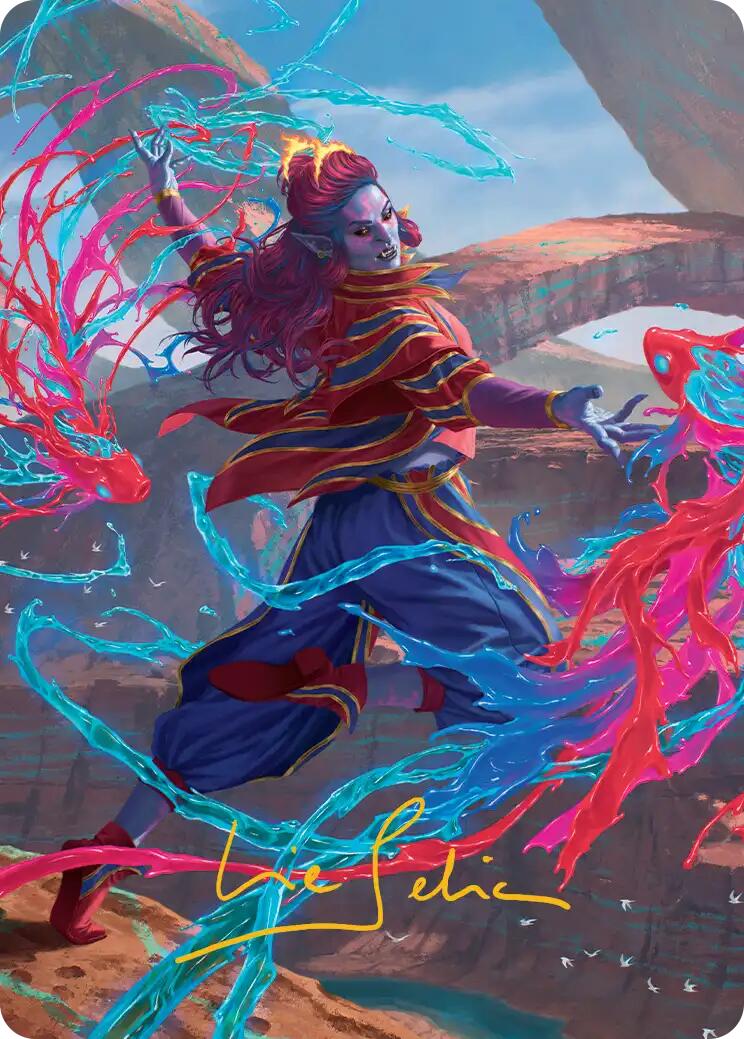 Rootha, Mastering the Moment Art Card (Gold-Stamped Signature) [Secrets of Strixhaven Art Series] | Gate City Games LLC