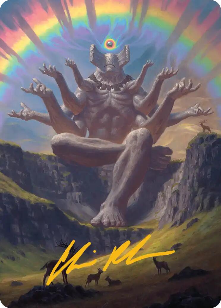 Transcendent Archaic Art Card (Gold-Stamped Signature) [Secrets of Strixhaven Art Series] | Gate City Games LLC