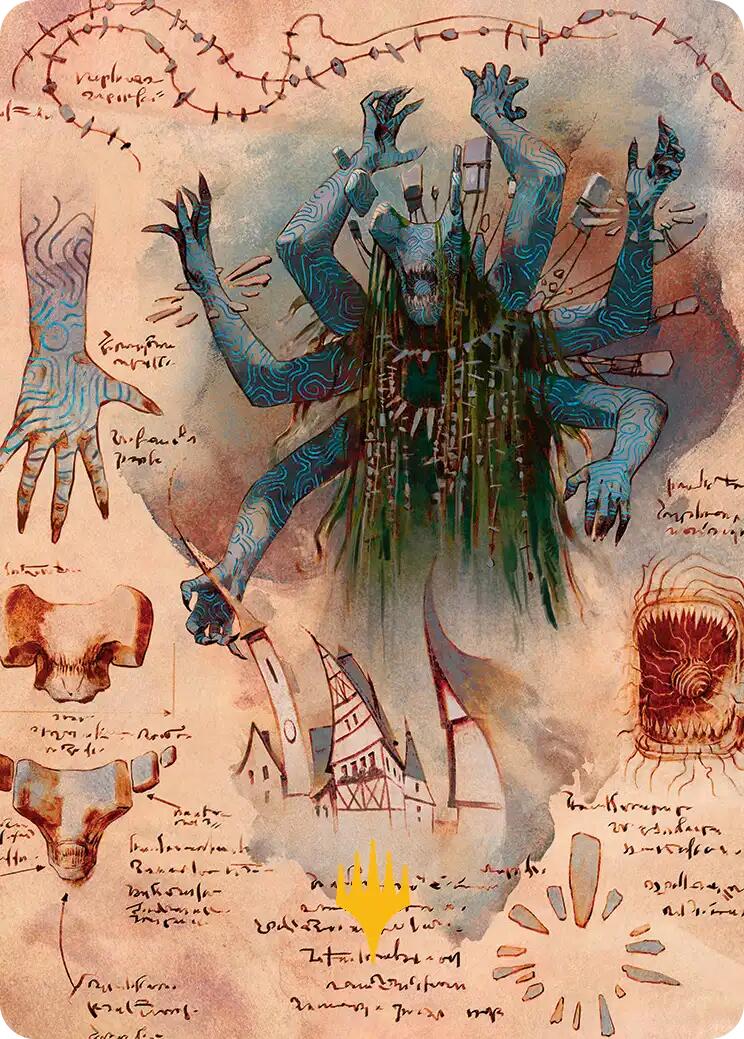 The Dawning Archaic Art Card (Gold-Stamped Planeswalker Symbol) [Secrets of Strixhaven Art Series] | Gate City Games LLC