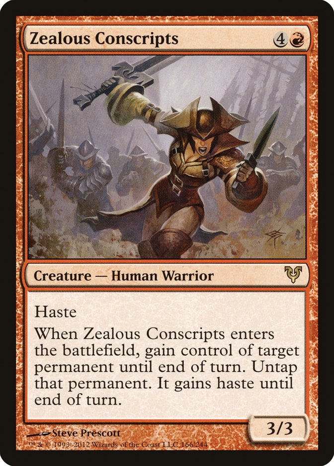 Zealous Conscripts [Avacyn Restored] | Gate City Games LLC