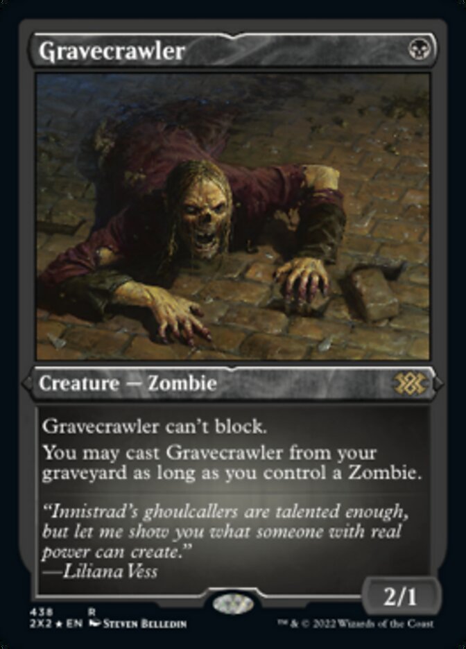 Gravecrawler (Foil Etched) [Double Masters 2022] | Gate City Games LLC