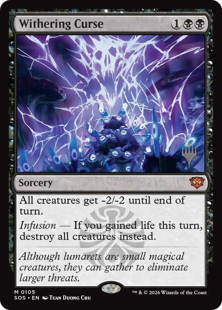 Withering Curse [Secrets of Strixhaven Promos] | Gate City Games LLC