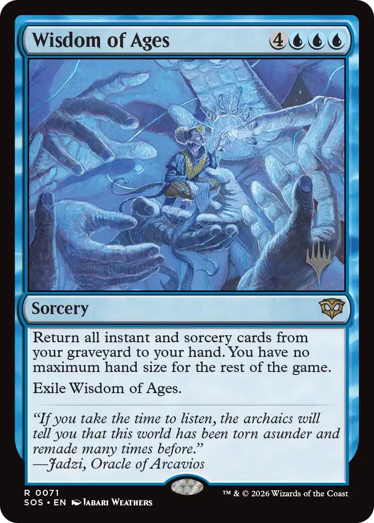 Wisdom of Ages [Secrets of Strixhaven Promos] | Gate City Games LLC