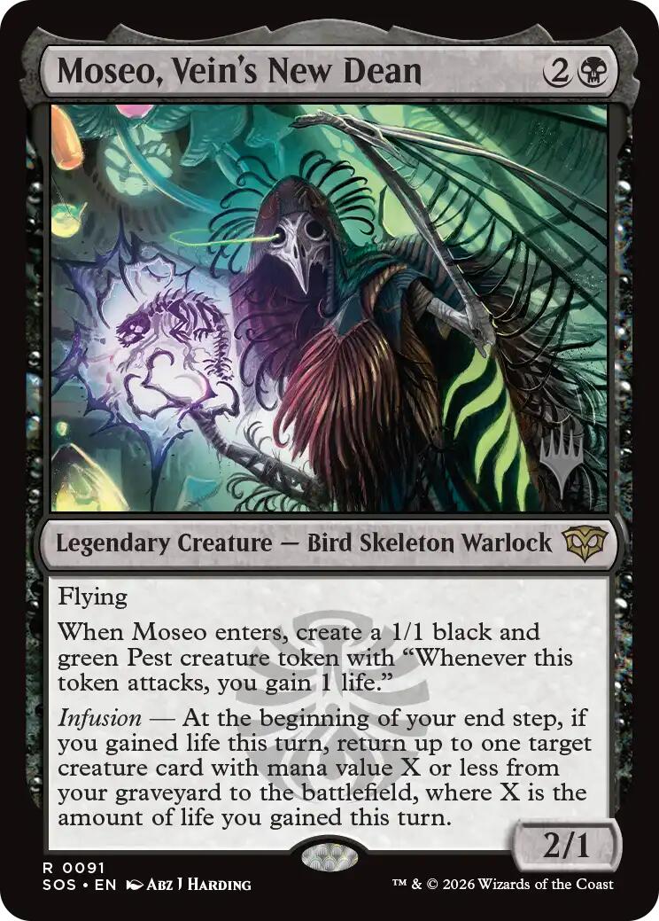 Moseo, Vein's New Dean [Secrets of Strixhaven Promos] | Gate City Games LLC