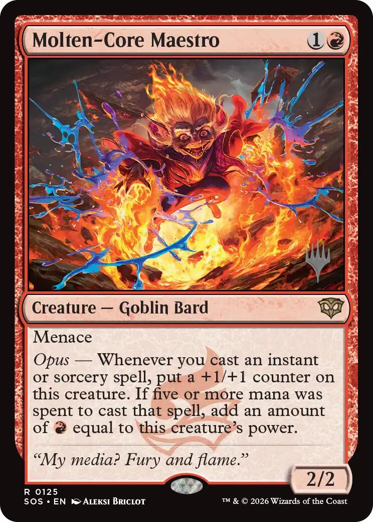Molten-Core Maestro [Secrets of Strixhaven Promos] | Gate City Games LLC