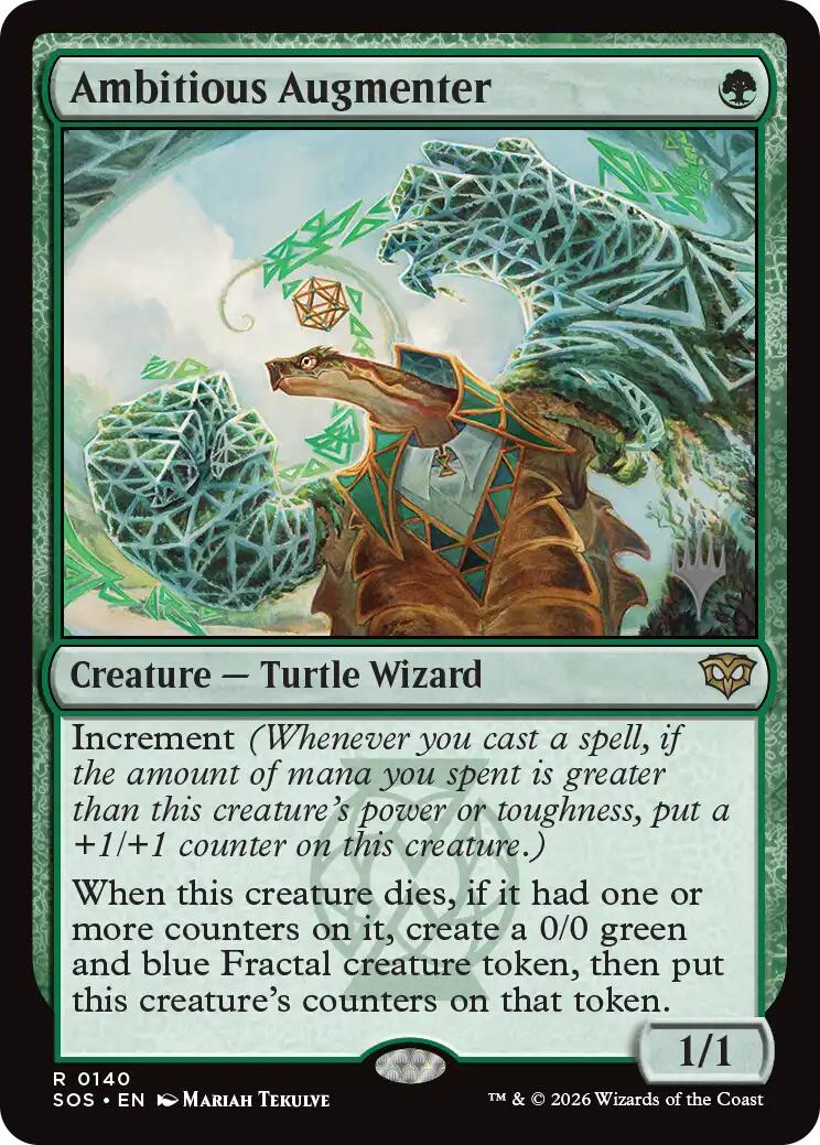 Ambitious Augmenter [Secrets of Strixhaven Promos] | Gate City Games LLC