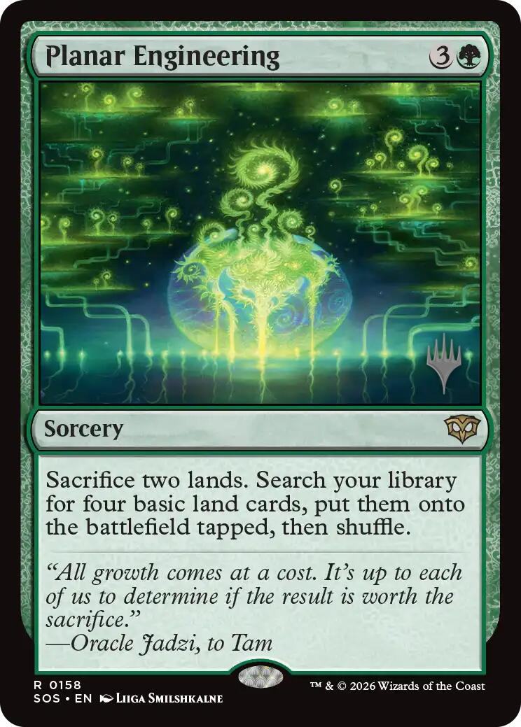 Planar Engineering [Secrets of Strixhaven Promos] | Gate City Games LLC
