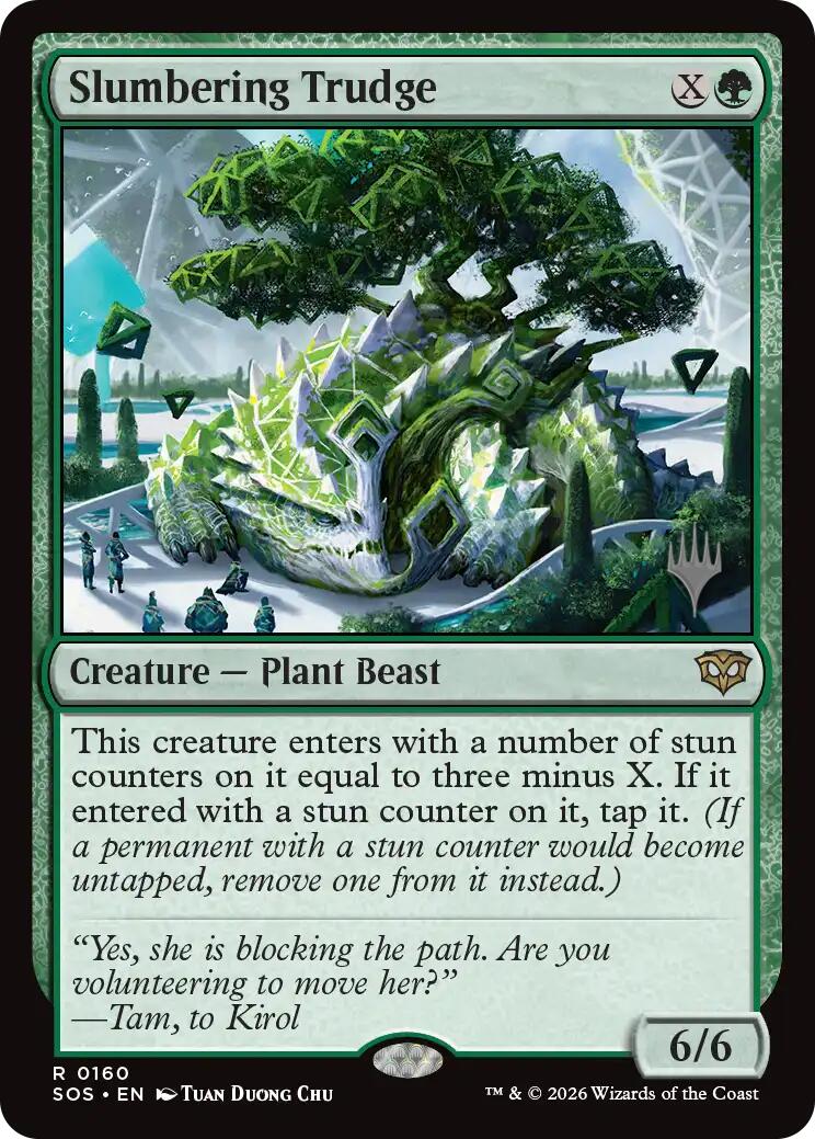 Slumbering Trudge [Secrets of Strixhaven Promos] | Gate City Games LLC