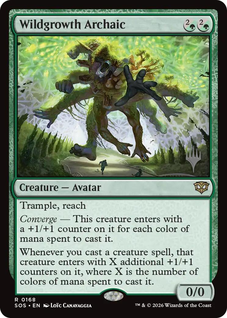 Wildgrowth Archaic [Secrets of Strixhaven Promos] | Gate City Games LLC
