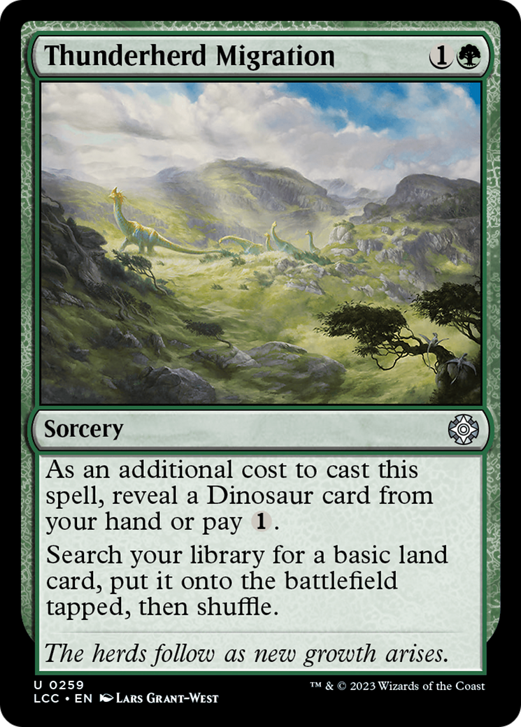 Thunderherd Migration [The Lost Caverns of Ixalan Commander] | Gate City Games LLC