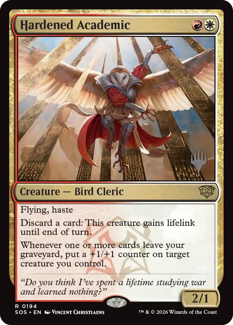 Hardened Academic [Secrets of Strixhaven Promos] | Gate City Games LLC