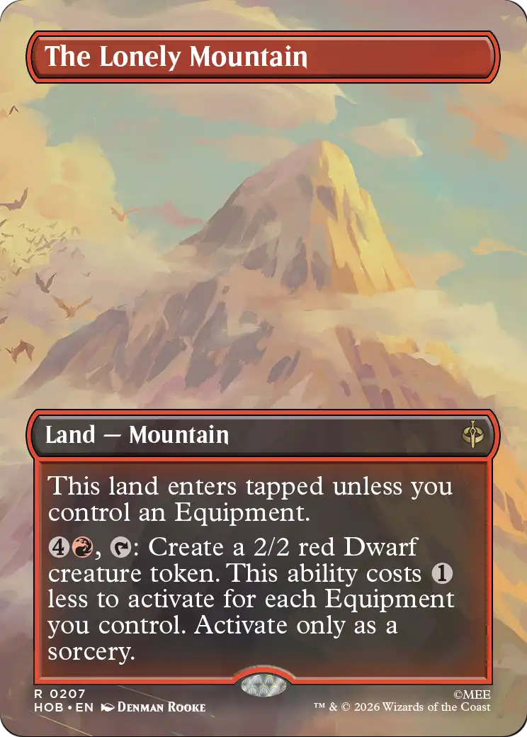 The Lonely Mountain (Borderless) (0207) [The Hobbit] | Gate City Games LLC