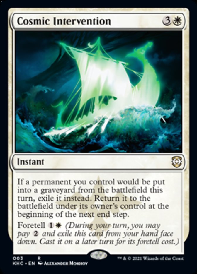 Cosmic Intervention [Kaldheim Commander] | Gate City Games LLC