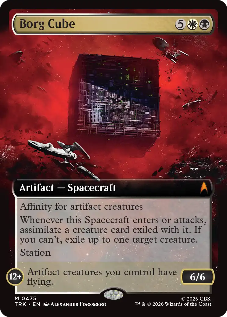 Borg Cube (Extended Art) [Star Trek] | Gate City Games LLC