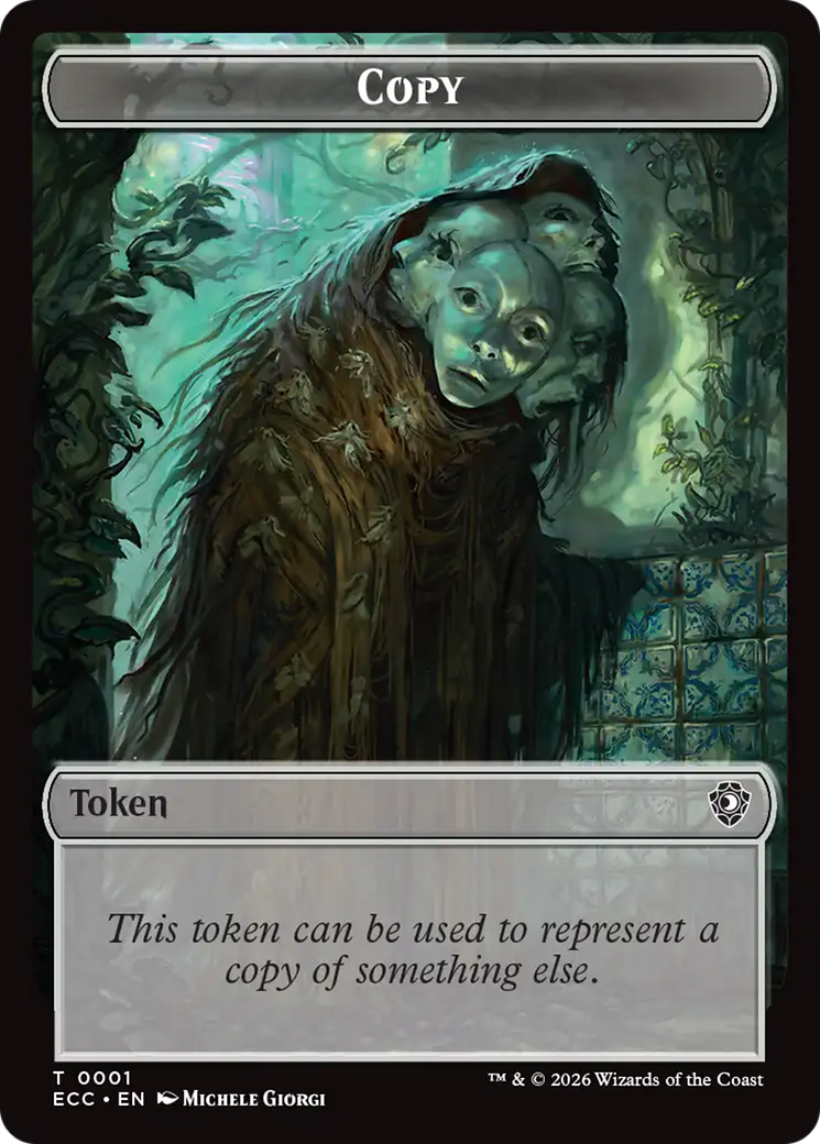 Treasure // Copy Double-Sided Token [Lorwyn Eclipsed Tokens] | Gate City Games LLC