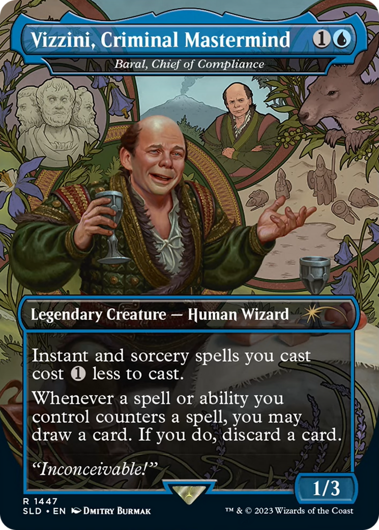 Vizzini, Criminal Mastermind - Baral, Chief of Compliance [Secret Lair Drop Series] | Gate City Games LLC