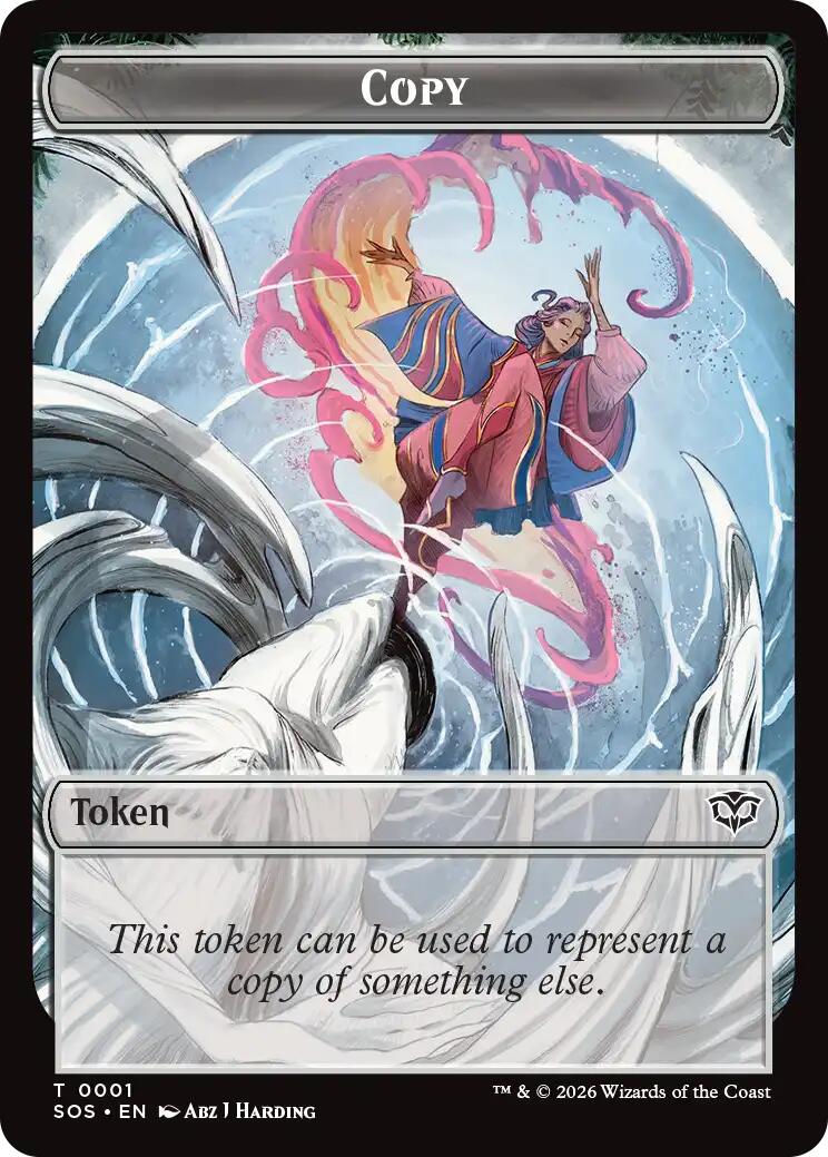 Contract // Copy Double-Sided Token [Secrets of Strixhaven Commander Tokens] | Gate City Games LLC