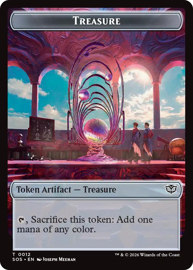 Phyrexian Germ // Treasure Double-Sided Token [Secrets of Strixhaven Commander Tokens] | Gate City Games LLC