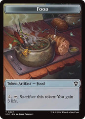 Food // City's Blessing Double-Sided Token [Secrets of Strixhaven Commander Tokens] | Gate City Games LLC