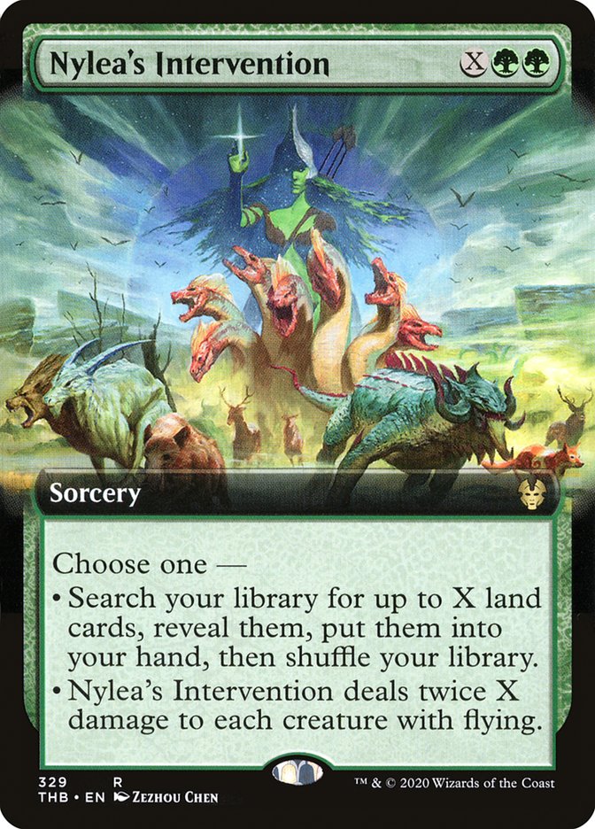 Nylea's Intervention (Extended Art) [Theros Beyond Death] | Gate City Games LLC