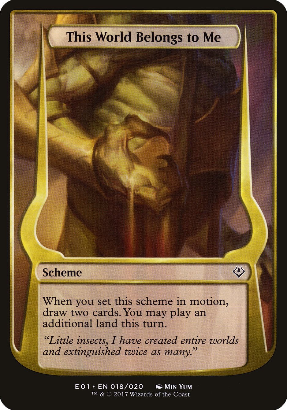This World Belongs to Me (Schemes) [Archenemy: Nicol Bolas Schemes] | Gate City Games LLC