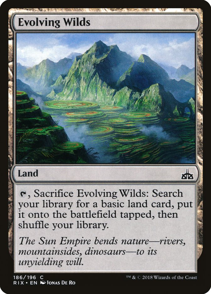Evolving Wilds [Rivals of Ixalan] | Gate City Games LLC