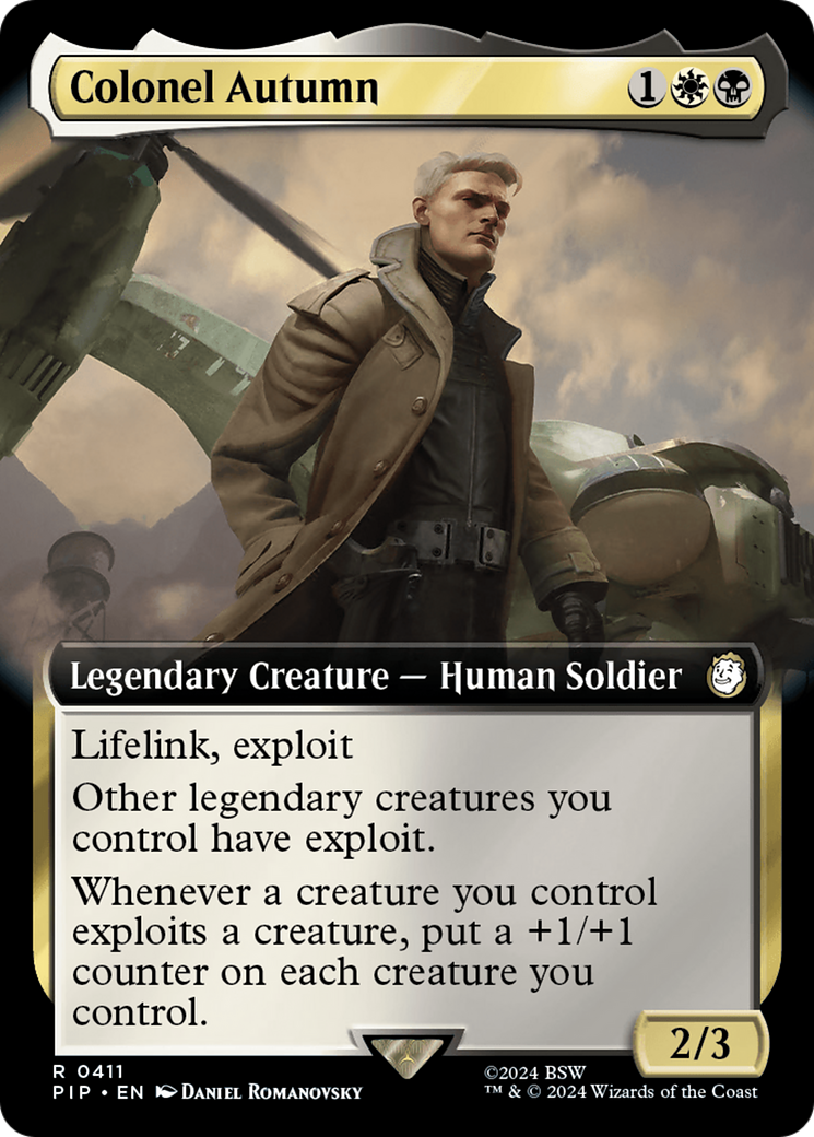 Colonel Autumn (Extended Art) [Fallout] | Gate City Games LLC